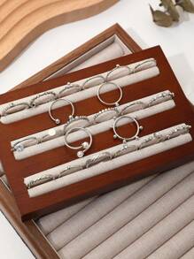 Set Di 22 Anelli Alla Moda, Eleganti Anelli Geometrici Decorati Con Perle Di Plastica E Strass, Perfetti Per L'uso Quotidiano Delle Donne