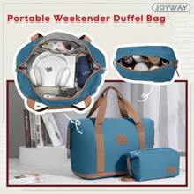 Joyway Luggage 20 Inch Carry On Luggage Sets, Expandable Suitcase Set With Spinner Wheel And TSA Lock, Hard Shell 3 Piece Luggage Sets For Travel - 藍色 - 查看 2
