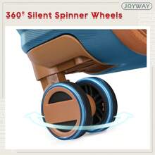 Joyway Luggage 20 Inch Carry On Luggage Sets, Expandable Suitcase Set With Spinner Wheel And TSA Lock, Hard Shell 3 Piece Luggage Sets For Travel - 藍色 - 查看 6
