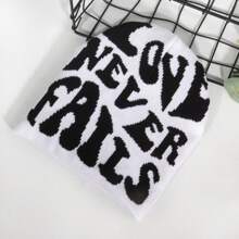 1pc Men's Jacquard Knit Fails Letter Beanie Hat, Fashionable Unisex Outdoor Streetwear Casual Lightweight Headgear For Autumn/Winter - Multicolor - View 8