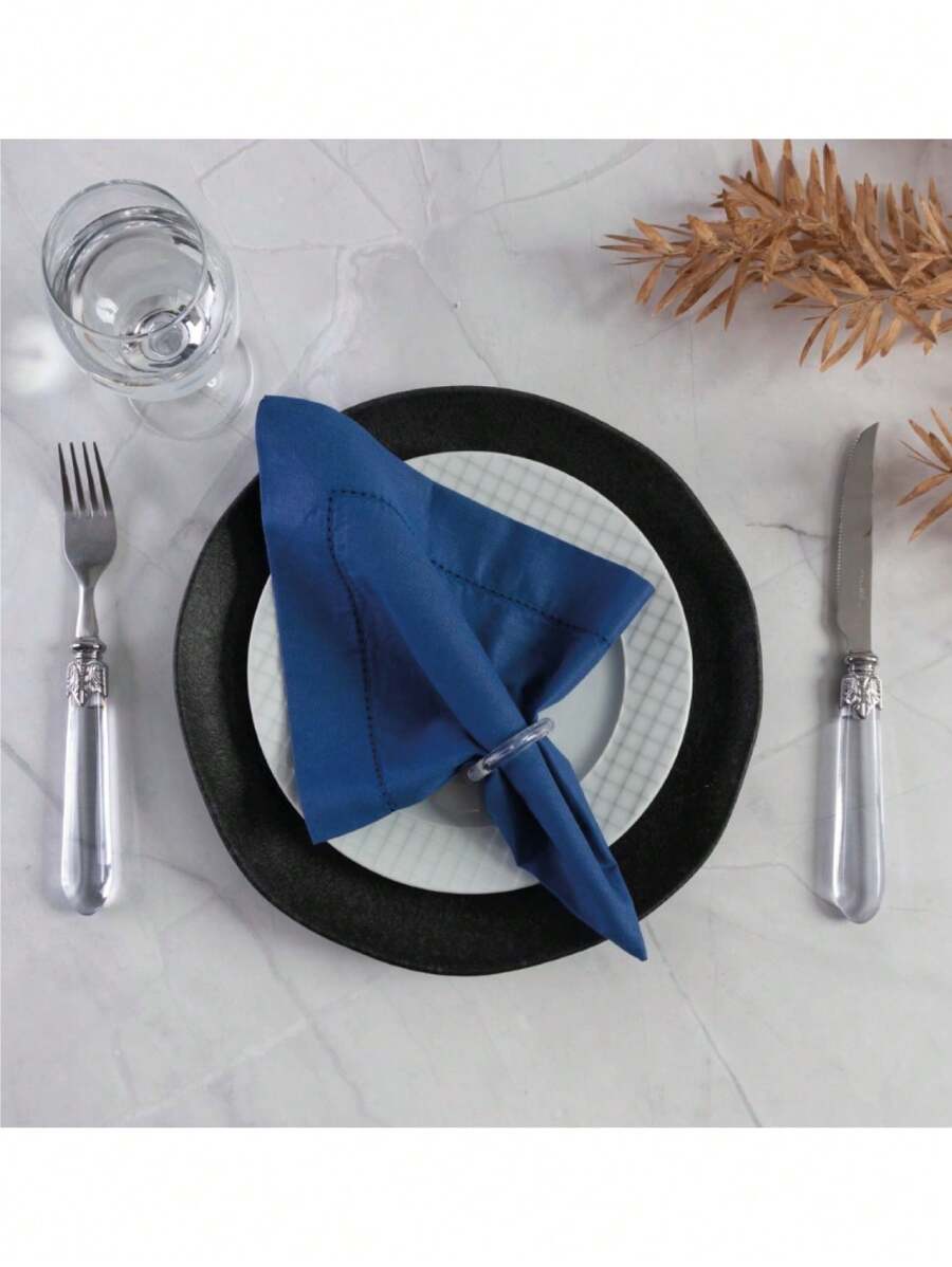 Table Napkins - Royal Blue - View 1