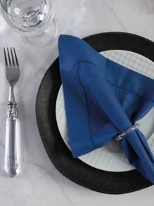 Table Napkins - Royal Blue - View 2