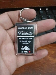 LLAVERO CONDUCE CON CUIDADO MOTOCICLITA, MOTO - Multicolor - Ver 1