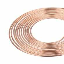 2PCS 25ft 3/16" Copper Nickel Brake Pipe Line Roll Tube Hose - Apricot - View 6