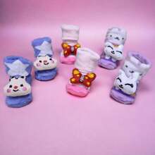 SET OF 3 SOCKS FOR BABY GIRL - Multicolor - View 1