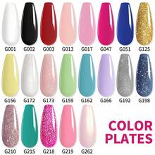 Arousar 7ml凝膠修護萬用透明亮粉色指甲油,新年美甲套裝,可浸泡於uv燈下做指甲,diy美甲自用或送禮給女性 - 裸粉色 - 查看 2