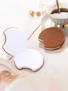 1 Miếng Mới Creative Có thể mang đi Dày lên Sô cô la Cookie Có hương thơm Quyển sổ , Dễ thương Mini sổ tay Với Tiếng Anh - Sổ tay hình trăng-hương - Xem 5