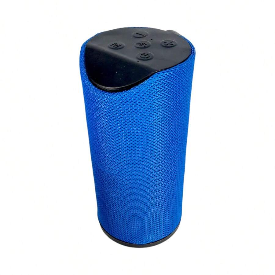 Bocina Bluetooth Cilíndrica Portátil y Recargable - Modelo 113 - Azul - Ver 1