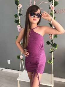 Tween Girls Dresses - Màu Hoa hồng đỏ - Xem 1