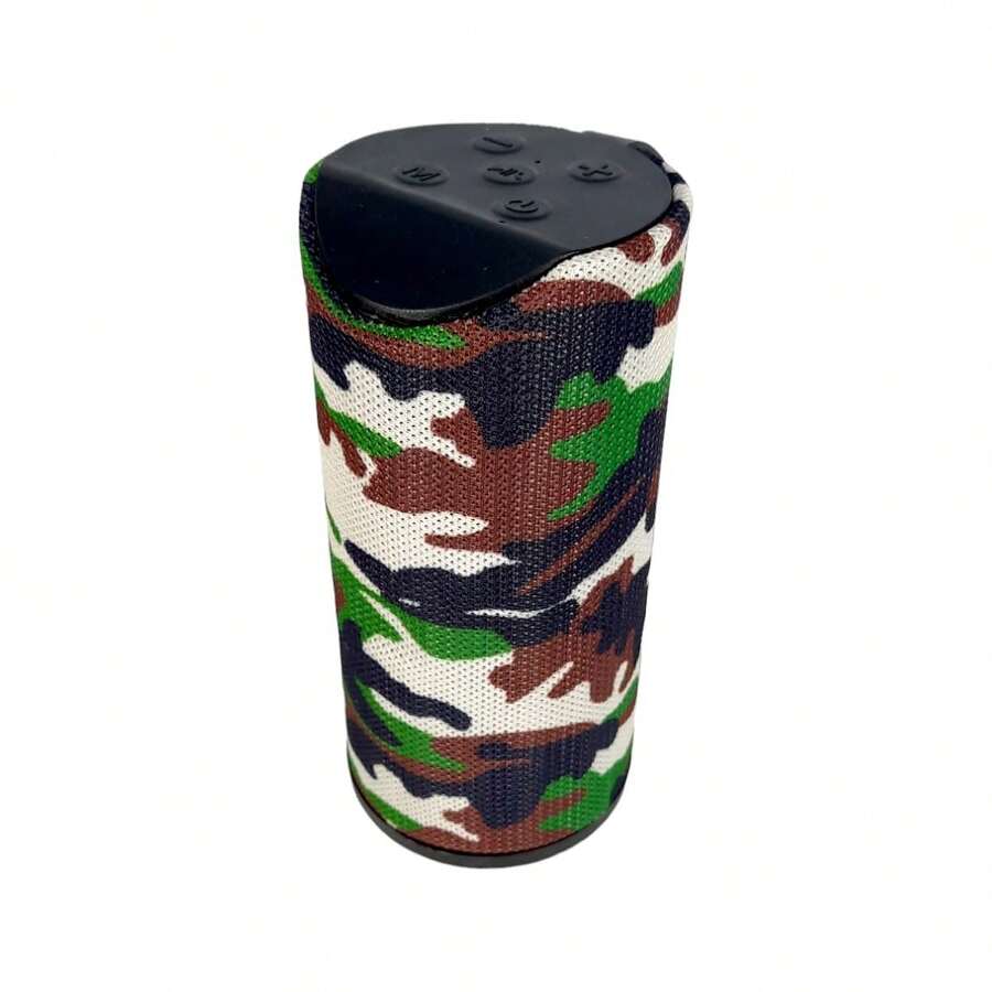 Bocina Bluetooth Portátil Cilíndrica Recargable (modelo 113) - Verde militar - Ver 1