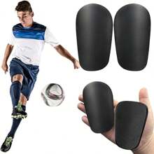 1 đôi Mini Bóng đá Tấm lót Bền chặt Giảm xóc Chân Người bảo vệ Nhẹ Có thể mang đi Bóng đá Tập huấn Shank Tấm bảng - màu đen - Xem 3