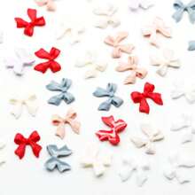 200 Pcs Bow Nail Charms Colorful 3D Bowknot Nail Art Accessories For Acrylic Nails Cute Resin Butterfly DIY Manicure Decoration Tips, Nail Art Crafts Nail Gems Nail Supplies