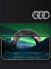 Compatible With Iphone 13 14 11 15 16Pro Max Diamond Metal Camera Protective Film Compatible With Iphone 12 Mini Camera Protective Film 3 Pieces/Set Lens Protective Glass - Black - View 7