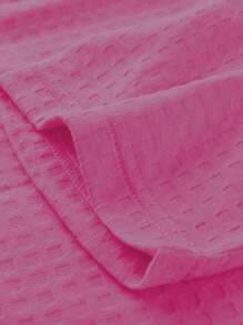 1pc Stylish & Breathable Bathrobe, Quick Absorbent Home Couple Bathrobe, Travel Bathrobe, Convenient To Carry, Waffle Pattern Bathrobe Summer Wedding Home Bathroom Decor Back To School