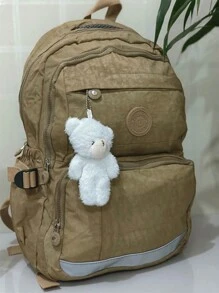 Women Fashion Backpacks - 薑色 - 查看 2