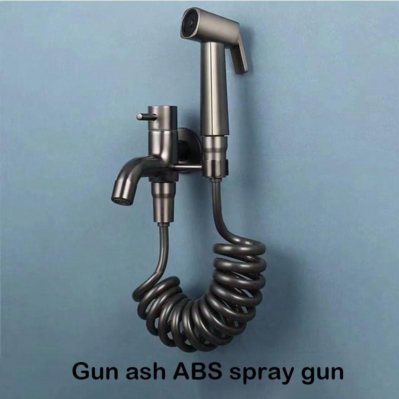 1pc Copper Mop Pool Faucet, Single Cool With Spray Gun Multifunction