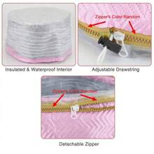 8件套缎面豹纹电热帽，可调温蒸发器，染发，油疗 - 英規插(220-240V) - 查看 7