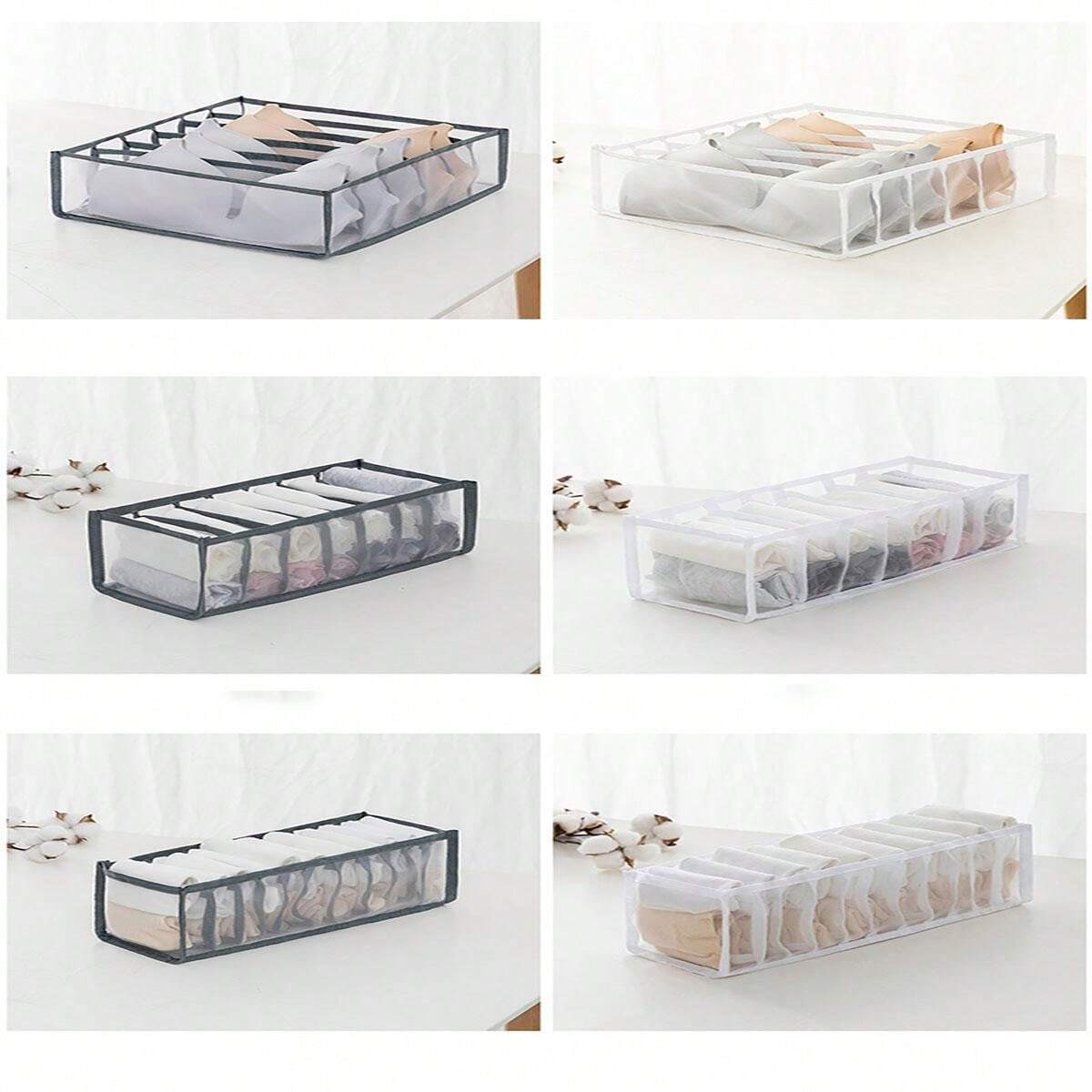 1pc Drawer Dividers Closet Organizer Underwear Storage Boxes, Cloth