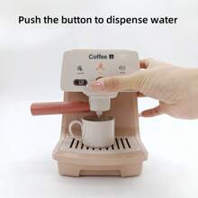 迷你儿童厨房玩具套装，带咖啡壶的角色扮演厨房玩具，具有逼真的灯光和声音，适合 3 岁及以上儿童，儿童玩具，厨房玩具，儿童玩具