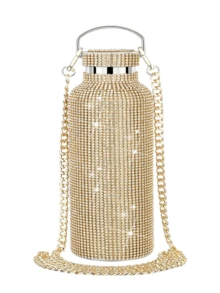 termo con brillos botella brillante 750ml acero inoxidable el color se envía al azar - Multicolor - Ver 1