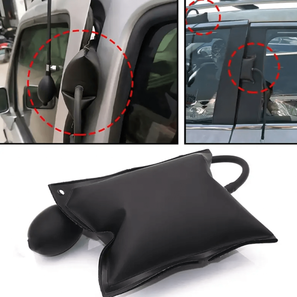 1pc Adjustable Air Pump Car Door Repair Tool, Emergency Locksmith Tool, Metal Door & Window Airbag Installation Inflatable Wedge,Tools For Men
