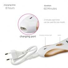 女士脫毛刀，適用於腿部、身體、臉部、比基尼線修剪，電動濕乾兩用家用脫毛器。 - 白色 - 查看 6