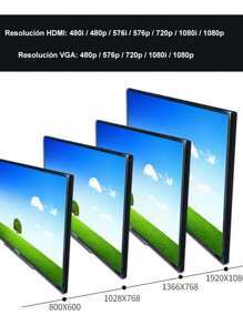 Convertidor  A Vga Con Cable Auxiliar - Albaricoque - Ver 6