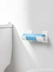 4 Stücke Multi-zweck Kunststoffklebebügel Für Müllbeutel, Alufolie, Frischhalte-folie, Kühlschrank-regal-seitenspeicher, Mit Doppelseitigem Klebeband, Kann Als Eigenständiges Lagerregal Verwendet Werden