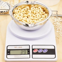 Bascula Cocina Digital Gramera Alimentos Pesa de 3kg A 10kg - Blanco - Ver 3