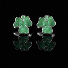 2pcs Men's Clover Cufflinks For Irish Festival - Clover - View 7