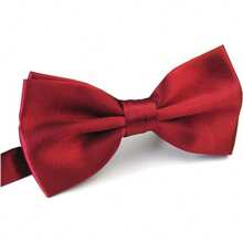 1pc Men Solid Color Adjustable Polyester Comfortable Leisure Fashion Bowtie Suitable For Festival, Wedding, Stage Party, Or Daily Matching With Shirts, Suits And Other Clothing Casual - Multicolor - View 12