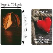 Soul Telling Oracle Deck  Twin Flame Soulmate Love  Cards Prophecy Keywords English Version Divination 62-Cards - Multicolor - View 3
