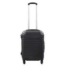 10KG Travel Suitcase With 360 Wheels And Telescopic Handle - Black - View 2