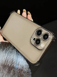 1pc Transparent Four-Corner Airbag Shockproof Phone Case Compatible With IPhone 16 Pro Max, 11, 12, 13, 14, XR, 15, 15 Pro, 15 Pro Max And Galaxy A05, A15, A25, A35, A55, S23, S24 , Redmi