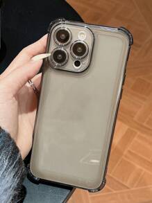1pc Transparent Four-Corner Airbag Shockproof Phone Case Compatible With IPhone 16 Pro Max, 11, 12, 13, 14, XR, 15, 15 Pro, 15 Pro Max And Galaxy A05, A15, A25, A35, A55, S23, S24 , Redmi