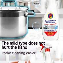 1pc Kitchen Range Hood Cleaner, Powerful Grease Removal Cream, Stain & Oil Remover For Stovetop Cleaning - Red - View 11