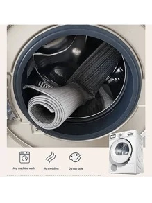 1 tấm thảm chùi chân hình tờ đô la 3D sáng tạo, mới, thảm trang trí cho phòng khách, phòng ngủ, lối vào, nhiều mẫu mã, có thể giặt được - Màu Khaki - Xem 6