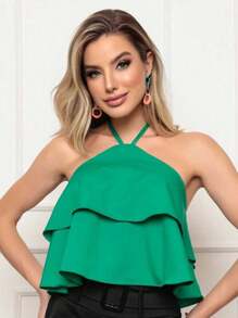 Women Tank Tops & Camis - 綠色 - 查看 1