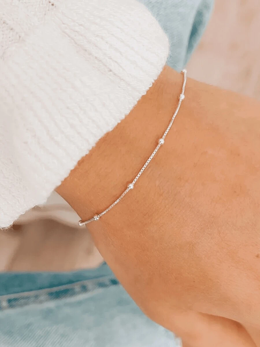 Chain Bracelets - Silver - View 1