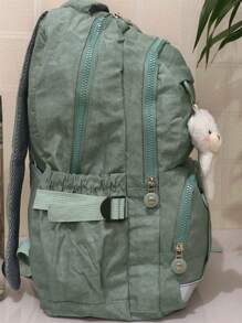 Women Fashion Backpacks - Cadet Blue - View 2