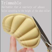Fersenschutz Aufkleber für Sport- und Leinenschuhe zum Anpassen, rutschfeste und reibungsarme Fersensticker, Schuhgrößen-Anpassungskissen für Damen- und Herrensneaker und Lässig Schuhe
