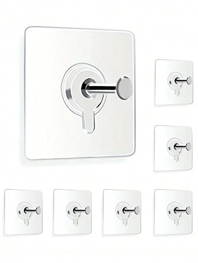 免打孔墙贴粘性无痕墙面螺丝挂钩相框挂钩强力无缝浴室墙钩，无钉壁挂架，自粘拇指挂钩，无钉照片挂钩房间装饰家居装饰浴室装饰