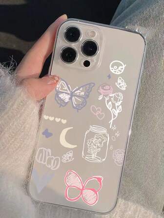 Custodia Per Telefono/stampata Farfalla Tpu Copertura Morbida