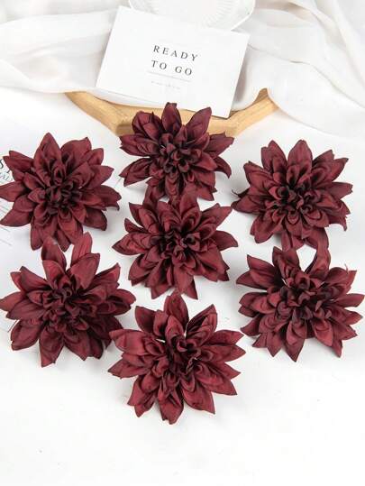 5/15 件人造花、大丽花、菊花、婚礼装饰、假植物房间装饰秋季装饰假花花园秋季装饰中心装饰 DIY 糖果盒、派对礼物、装饰、新娘手腕花、手捧花盒、搭配家居装饰、情人节、母亲节礼物、花盒材料、新年装饰、秋季装饰、秋季