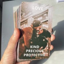 Soul Telling Oracle Deck  Twin Flame Soulmate Love  Cards Prophecy Keywords English Version Divination 62-Cards - Multicolor - View 6