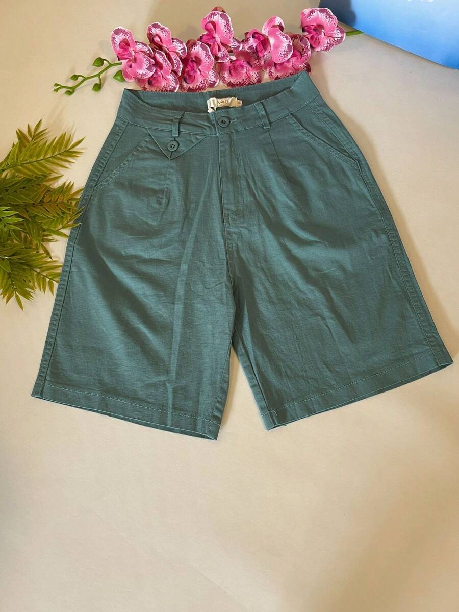 Women Shorts - 淺藍色 - 查看 1