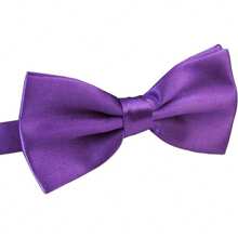 1pc Men Solid Color Adjustable Polyester Comfortable Leisure Fashion Bowtie Suitable For Festival, Wedding, Stage Party, Or Daily Matching With Shirts, Suits And Other Clothing Casual - Multicolor - View 9