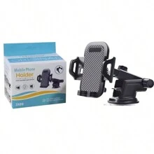 Vehicle Navigation Mobile Phone Bracket, Telescopic Instrument Table, Bracket In General Automobile Mobile Phone - Black - View 3