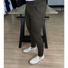 Men Pants - xanh quân đội - Xem 2