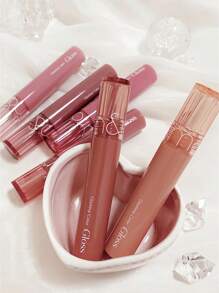 Rom&nd Romand GLASTING WATER TINT GLASTING 02 NUTTY VAGUE，透气薄膜融合，轻盈如玻璃般的光泽，彩虹渐变技术，蜜桃茶啫喱透明色，玫瑰金星尘薄纱，哑光薄荷氧气光泽，迷你SOS补妆棒，纯素假日限量版，裸妆光泽秘诀，韩妆，韩国化妆品 - GLASTING 02 NUTTY VAGUE - 查看 7